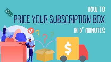 How to Price Your Subscription Box in 6 1/2 Minutes