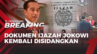 [BREAKING NEWS] Sidang Lanjutan Dokumen Ijazah Jokowi di KIP | tvOnenews.com
