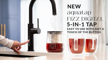 Digital 5-in-1 Sparkling Instant Boiling Water Tap – Aquatap Fizz Digital | Chilled & Filtered