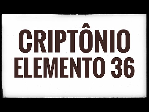 Vídeo: Com quais elementos o criptônio reage?