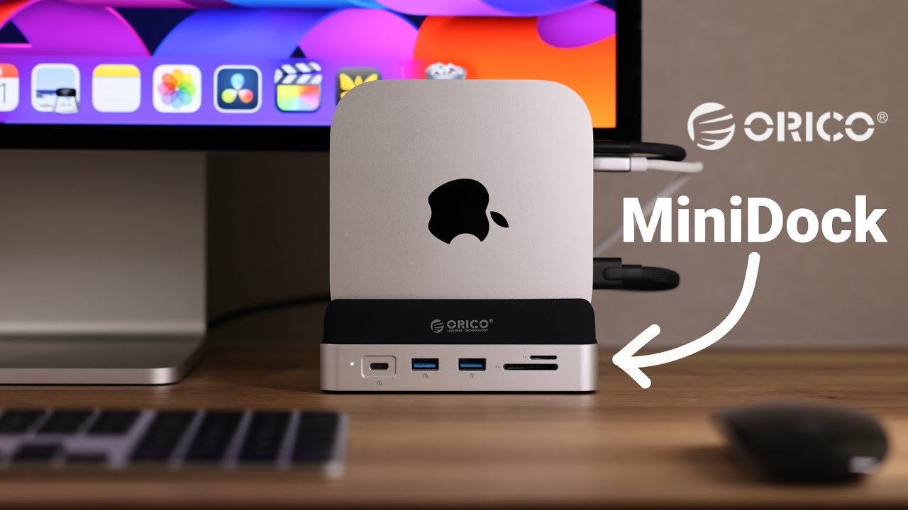 ORICO MiniDock review: a vertical stand for Mac mini M4! USB hub 