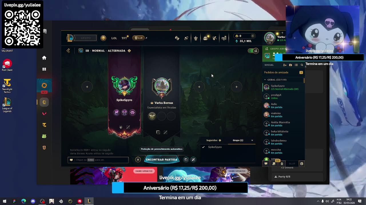 🔴 LIVE ON | a pior main sett que você vai conhecer ❗pix ❗discord