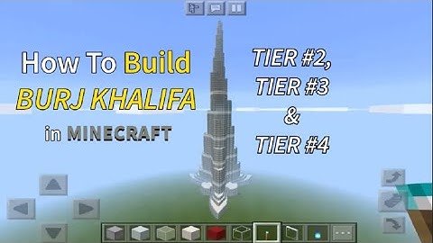 How to build Burj Khalifa in Minecraft - step by step guide. | Part 5/9 - Tier #2, Tier #3 & Tier #4