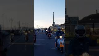 Scooters Along Southsea Seafront POV #shorts