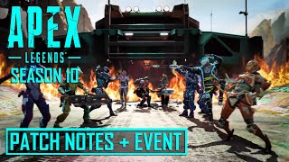 Patch Notes Evolution Collection Event (Rampart Buff + More) | Apex Legends Season 10 News