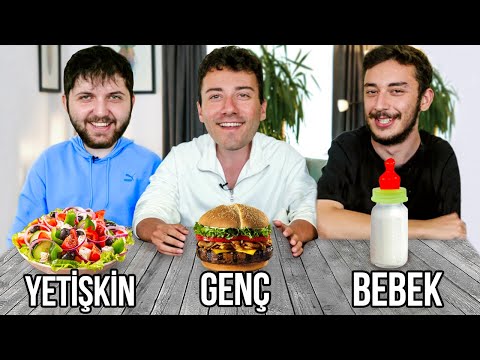 BEBEK , GENÇ veya YETİŞKİN YEMEK YARIŞMASI !? 👶🏼👦🏻👵🏻