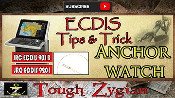 JRC ECDIS 901B | JRC ECDIS 9201 | Anchor Monitoring Circle | ECDIS Tutorial | Tough Zygian