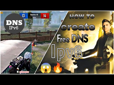 How to create DNS IPv6 | Poco x3 pro | آموزش ساخت دی ان اس نسل شش 😱😍🔥 | TivaN PUBG