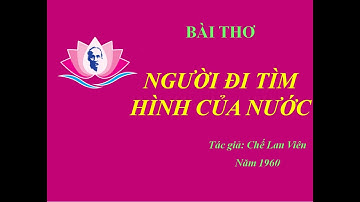 Bài thơ: Người đi tìm hình của Nước - Chế Lan Viên, 1960