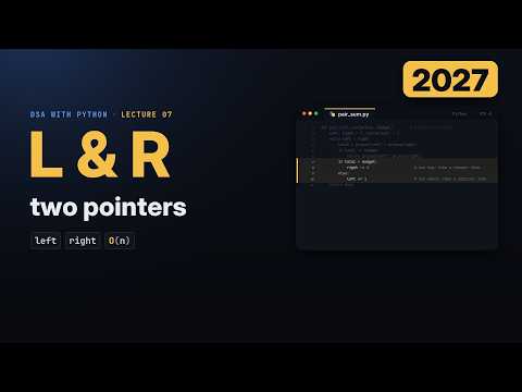 Two Pointers Technique in Python (2027): Reverse, Pair Sum, Palindromes, Duplicates