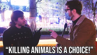 Extremely Strange Debate on Veganism