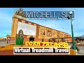 City Walks - Mitchell South Dakota - Home of the Corn Palace - Virtual Treadmill Travel Walk