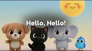 Animals on the Bus | Fun Toddler Song for Kids | Learn Colors &amp; Animals