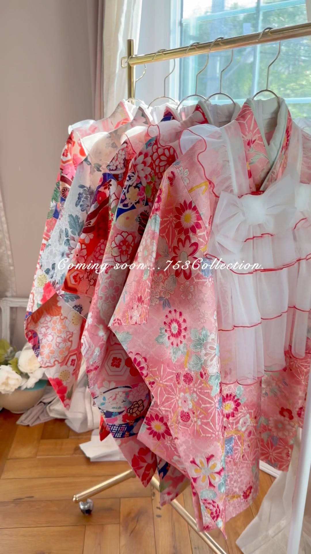 可愛すぎ♡【七五三】さらに簡単に！進化する最新着物💕 #着物 #3歳