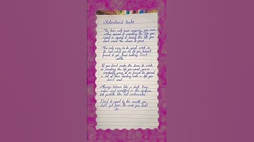 How to easily improve your cursive writing 💯|| #cursivewriting #viral #shorts #motivation #quotes