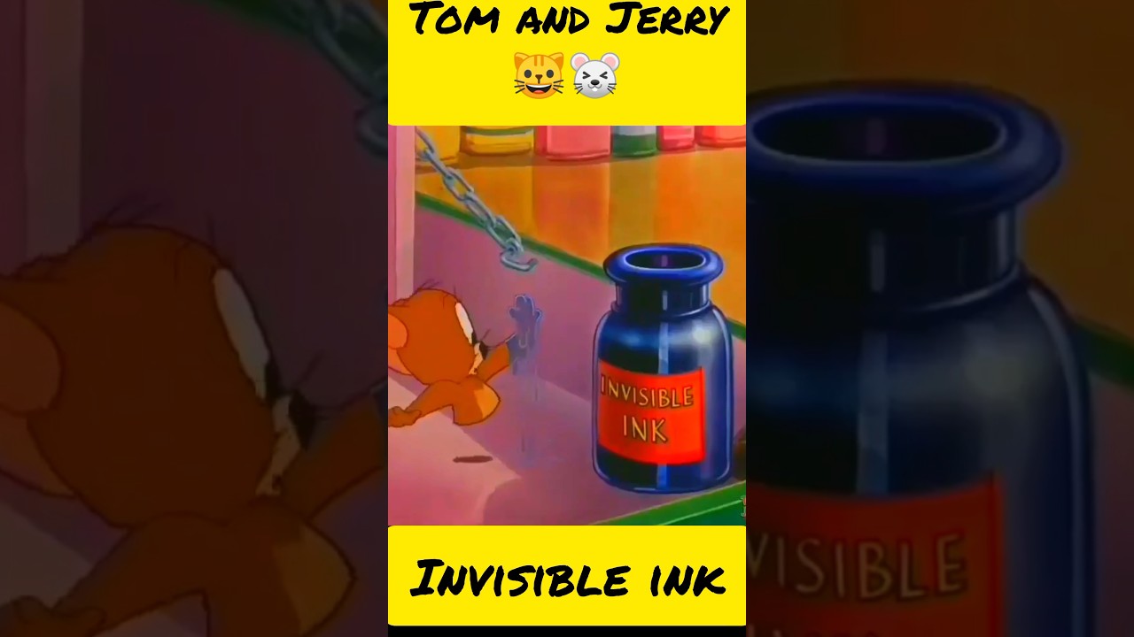 Invisible ink 😺🐭