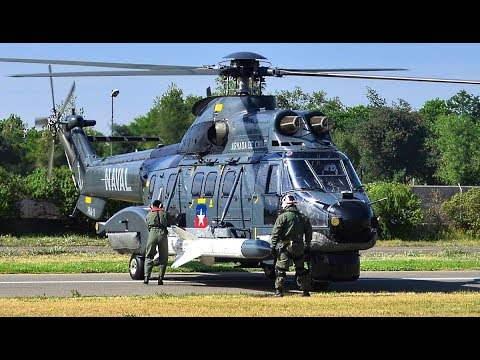 Chilean Navy Eurocopter AS 332L Super Puma at Vitacura Municipal Airport (SCLC)