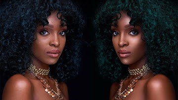 High-end Retouching With Advance  Frequency Separation + RAW FILE