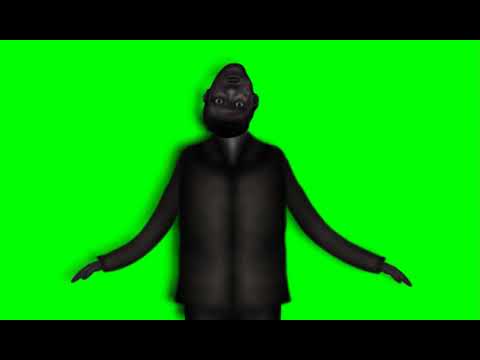 The Man With The Upside Down Face jumpscare fanmade Trevor Henderson green screen (Heart Attack)