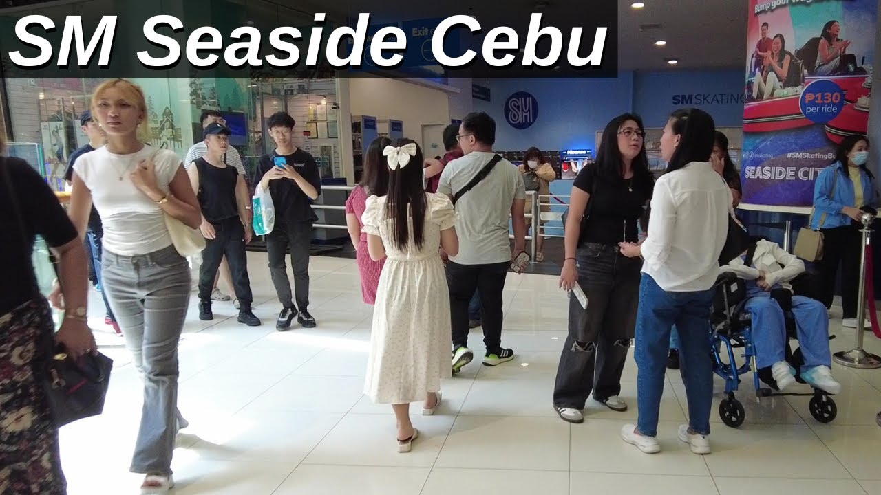SM Seaside City Cebu Mall walking tour - Philippines - part 3 - YouTube