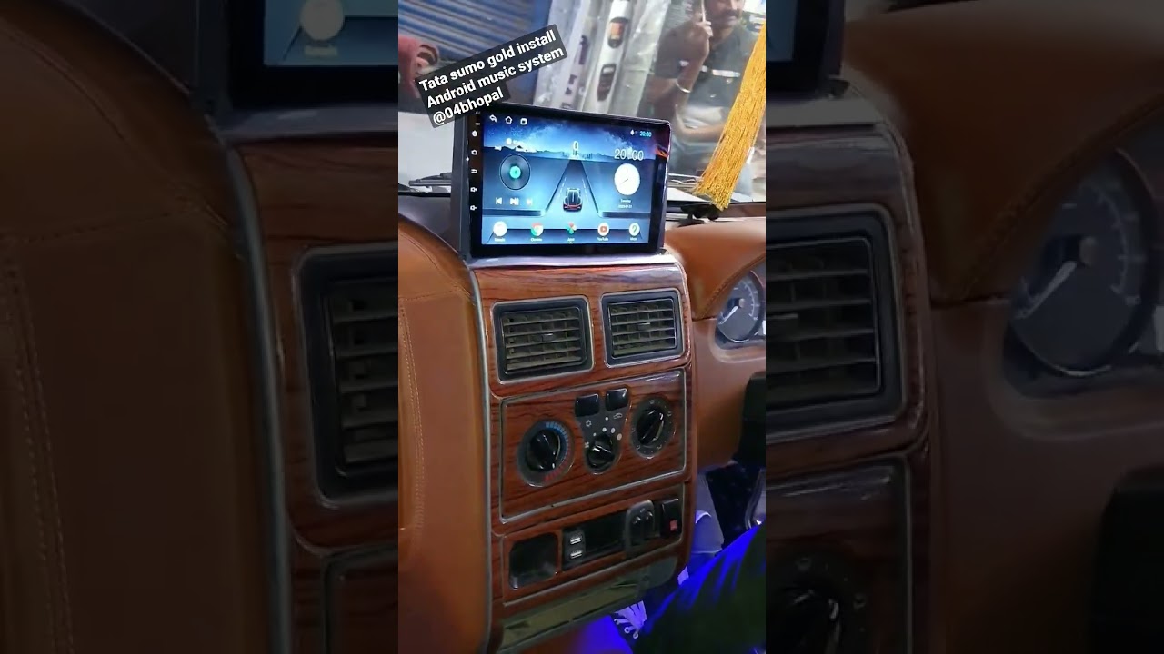 Tata sumo gold install Android music system @04bhopal 