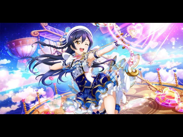 スクスタ】園田海未 UR （一射入魂 / ブルーアモール）Sonoda Umi Card