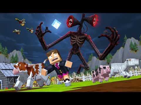 SURVIVE the SIREN HEAD in MINECRAFT!