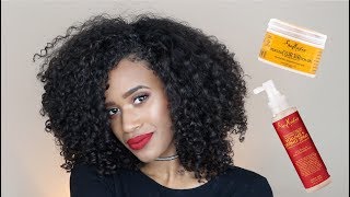 Love It or Shove it! | Shea Moisture Volume Spray and Stretch Gel |  VLOGMAS DAY 05!