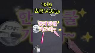 한치 초간단 오모리그채비 #오모리채비#오모나채비 #한치낚시 #한치
