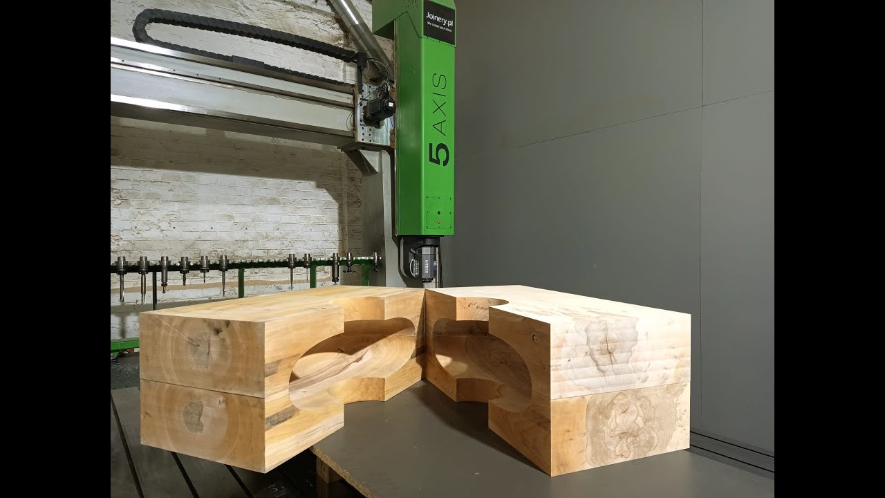 CNC 5 AXIS Glass Blowing Mould Beech Drewno 5 osi Styrodur Milling XPS