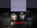 Comment please || Why ice melt faster in Silver than steel ? || #shorts #science #new