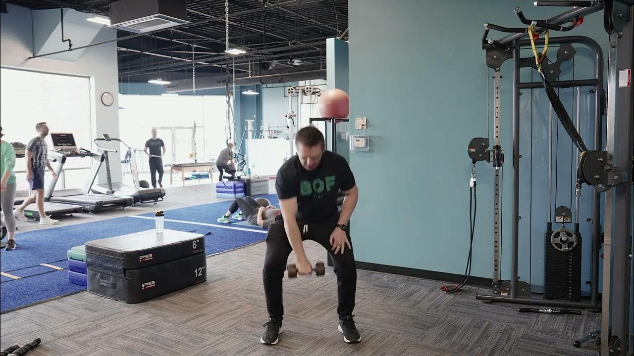 Single arm dumbbell snatch exercise technique YouTube