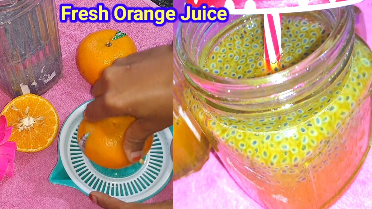 Fresh Orange Juice || Authentic Orange Juice Recipe || Summer Special Drinks 