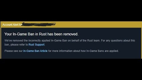 gameban removed
