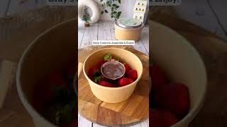 Make Strawberries and Chocolate at home in just 2 minutes