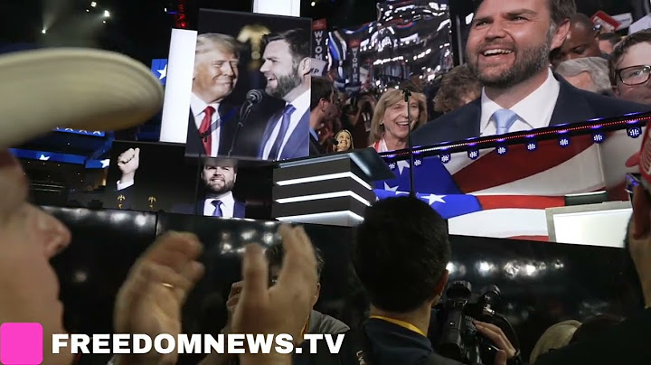 JD Vance Gets Emotional as he is officially announced as Donald Trump's Vice President Nominee