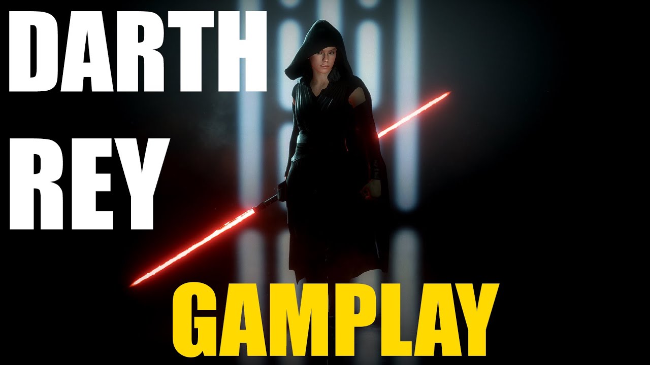 Battlefront 2: Darth Rey Gameplay [Mod] - YouTube