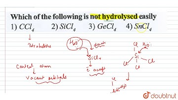 Which of the following is not hydrolysed easily