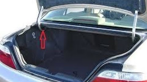 How to fix the most common water leak in the trunk or back of your car