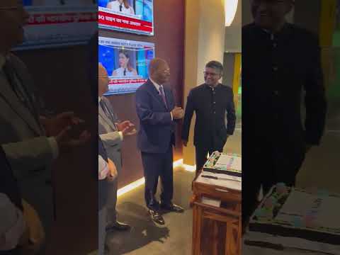Anil Agarwal And UK Sinha With Sanjay Pugalia At NDTV Profit Launch
