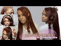 Half Up Half Down Ginger Wig Install | 2 Plucking Methods | Beauty Forever Hair