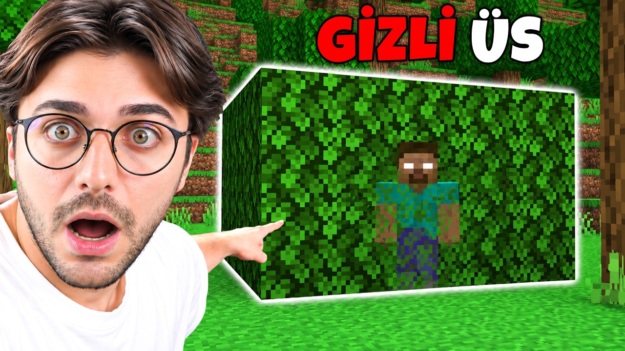 MİNECRAFT'TAN YASAKLANMIŞ EN GİZLİ ÜSLERİ BULDUM !