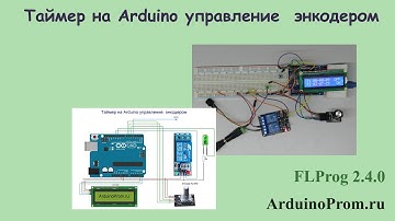 Таймер на Arduino - управление энкодером