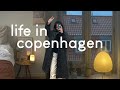 Life in copenhagen  working in a cafe unboxing my akari lamp christmas shopping  freelance job