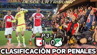 PICANTE CLASIFICACIÓN DESDE LA TRIBUNA SANTA FE vs CALI (1-0) Copa BetPlay 2023 | Octavos (vuelta)