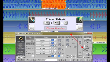 Samplitude - Working with Objects 17:Freezing Objects