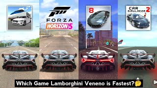 Lamborghini Veneno Top Speed in 3D Driving class, Forza 5, Car Simulator 2 & Asphalt 8 - Car Games screenshot 2