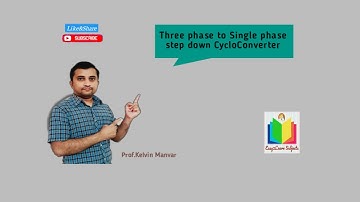 Three Phase to Single Phase Cycloconverter