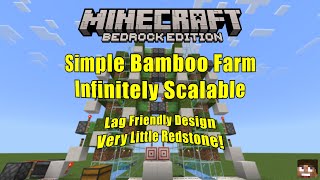 Bamboo Farm Tutorial - Simple, Lag Friendly & Scalable! - Minecraft 1.20