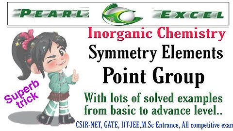 Easy way to understand Symmetry Elements, Symmetry Operation and Point groups (Inorganic Chemistry)